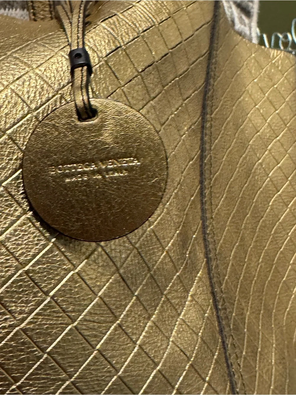 Bottega Veneta Metallic Gold Quilted Tote Bag - Women's Shoulder Bag